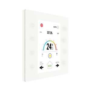 ITR328-1102_New1 KNX Taster - Interra JustTouch mit TFT-TouchScreen-Display (Weiß-Glas) (ITR328-1102) !Auslaufmodell!