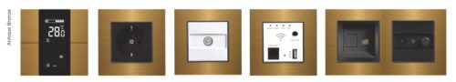 Interra iSwitch & Sockets Antique Bronze