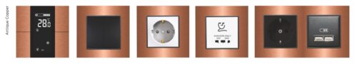 Interra iSwitch & Sockets Antique Copper