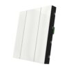 Interra KNX Taster iSwitch+ mit AQI und ohne Display in Glänzend Weiß Plastik