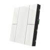 Interra KNX Taster iSwitch+ mit AQI und ohne Display in Glänzend Weiß Plastik