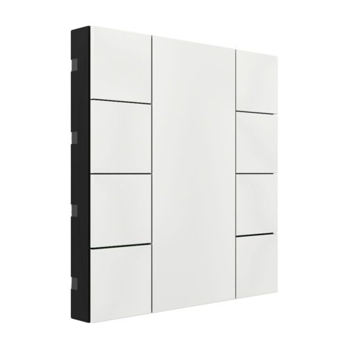 Interra KNX Taster iSwitch+ mit AQI und ohne Display in Glänzend Weiß Plastik