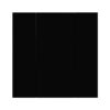 Interra KNX Taster iSwitch+ ohne AQI und ohne Display in Tiefschwarz Plastik