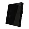 Interra KNX Taster iSwitch+ ohne AQI und ohne Display in Tiefschwarz Plastik