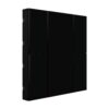 Interra KNX Taster iSwitch+ ohne AQI und ohne Display in Tiefschwarz Plastik