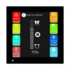 ix3-bedroom-blinds-f Interra iX3 4" KNX Touch Panel, Black (ITR331-0001)